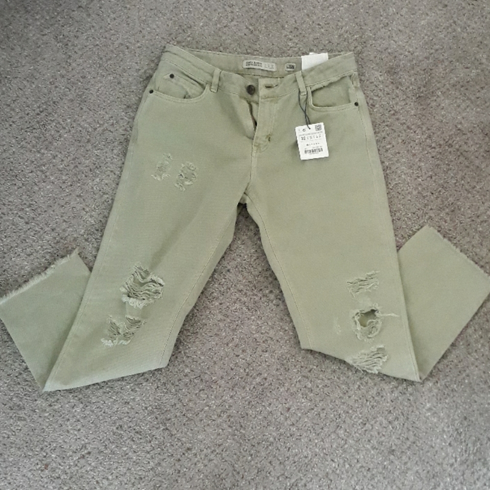 Zara distressed Basic Denim